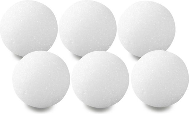 STYROFOAM 3 INCH BALLS 6 PER PACKAGE