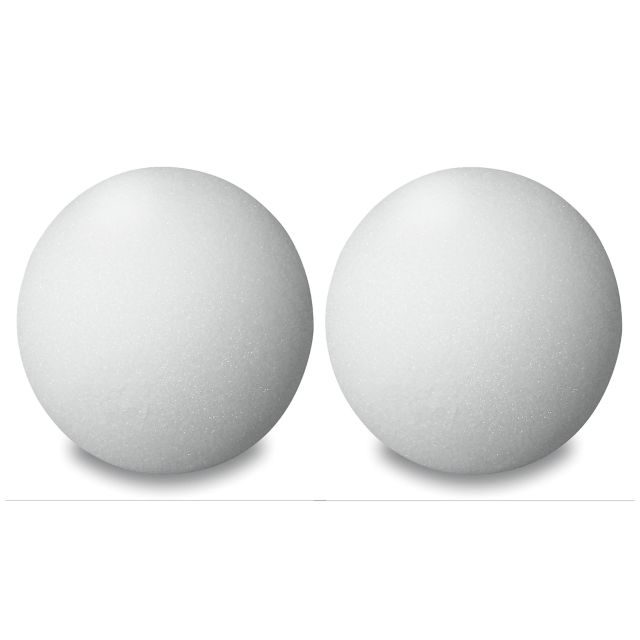 STYROFOAM 4 INCH BALLS 2-PACKAGE