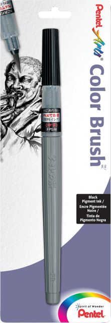 COLOR BRSH PEN BLK PGMNT CD