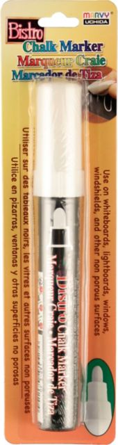 BISTRO CHALK MARKER 6MM WHITE CD