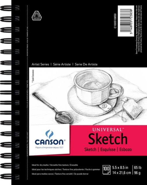 SKETCH UNISEXVERSAL 5.5X8.5 ROUGH 100 SHEETS
