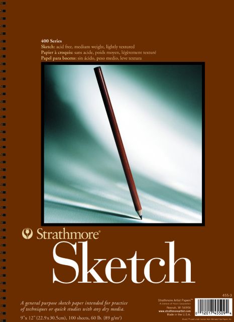 SKTCH 60# 9X12SB SD 100SH(12)