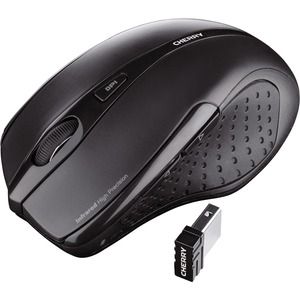 CHERRY WL ERGNOM 5-B MOUSE BLACK - ONLINE ONLY