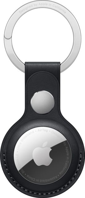 AIRTAG LEATHER KEY RING MIDNIGHT