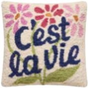 Cest La Vie Hook Pillow