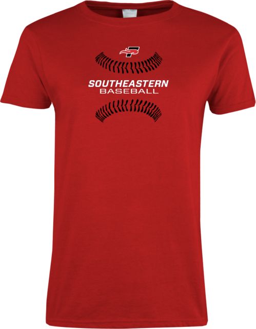 Southeastern Ladies T Shirt Baseball Design - ONLINE ONLY