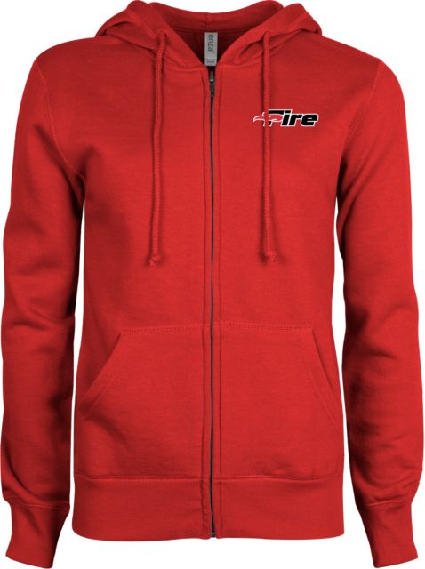 Southeastern ENZA Ladies Fleece Full Zip Hoodie Primary Mark - ONLINE ONLY