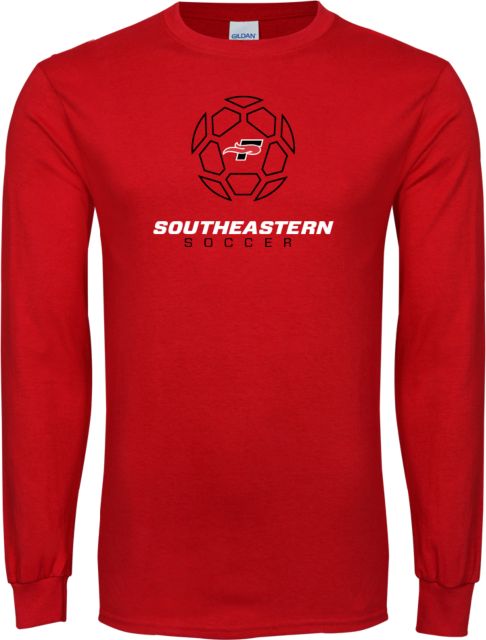 Southeastern Long Sleeve T Shirt Soccer Design - ONLINE ONLY