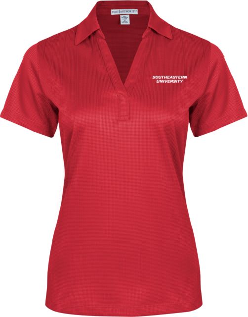 Southeastern Ladies Performance Fine Jacquard Polo Wordmark - ONLINE ONLY