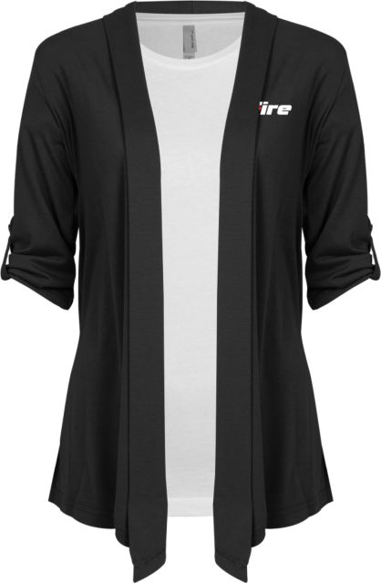 Southeastern Ladies Drape Front Cardigan Primary Mark - ONLINE ONLY