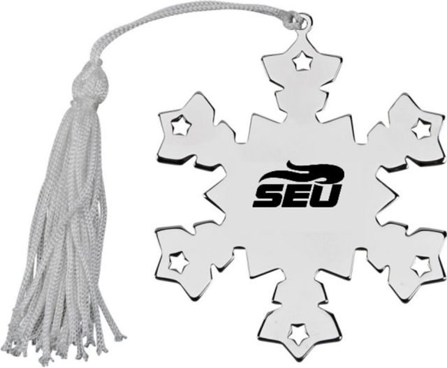 Southeastern University Fire Snowflake Ornament