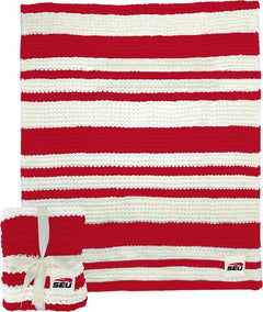Southeastern University Cable Knit Throw 50x60
