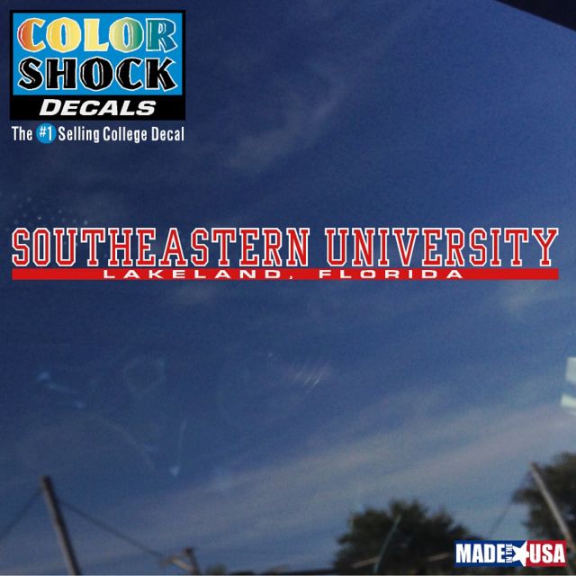 Southeastern University Strip Decal