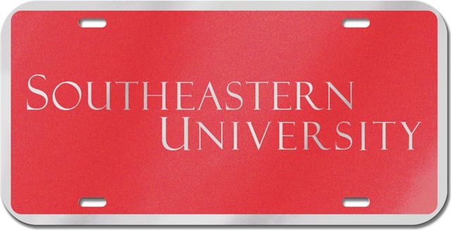 Southeastern University License Plate