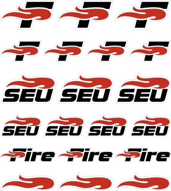 Southeastern University Fire Sticker Sheet