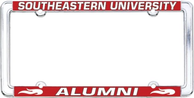 Southeastern University License Plate Frame