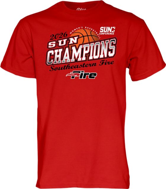 Southeastern University Women's Basketball 2026 Sun Conference Tournament Champions Short Sleeve T-Shirt