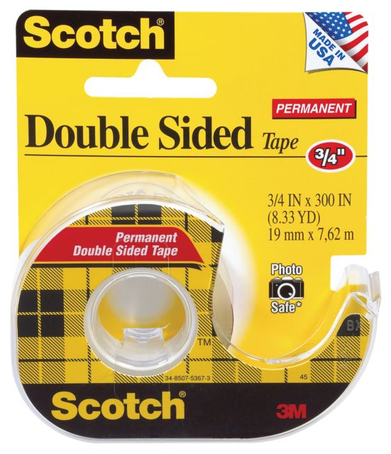 237 DBL STK TAPE  3/4X300IN