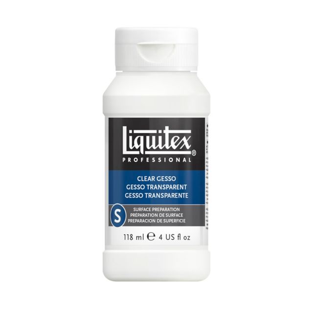 4 OUNCE ACRYLIC CLEAR GESSO