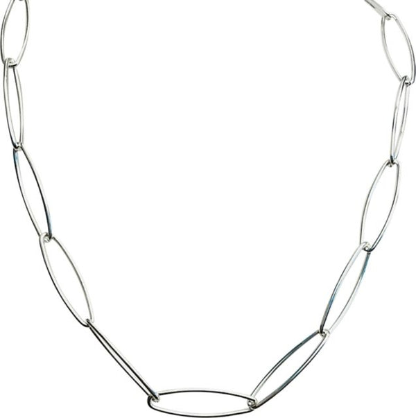 NK LINK PAPERCLIP CHAIN SILV