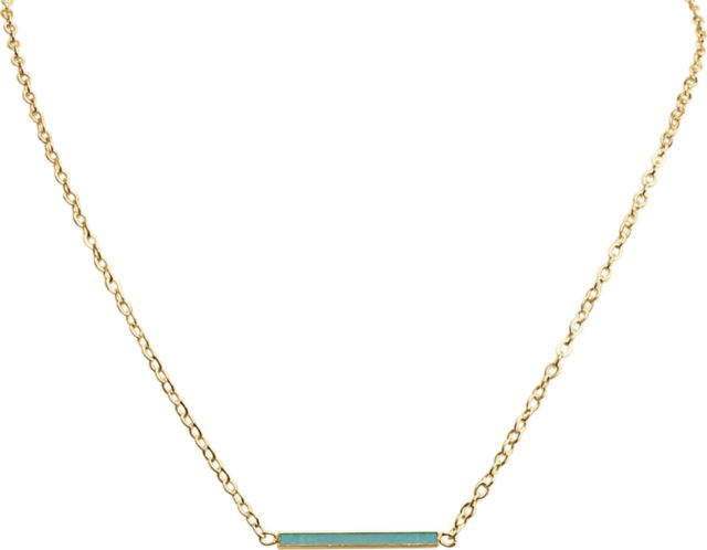 NK SMALL PENDANT BAR GOLD